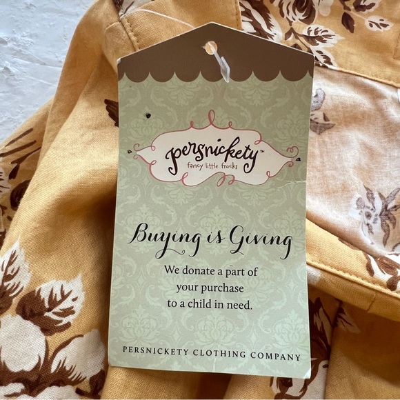 Persnickety Yellow Floral Skirt with Lace - Picture 3 of 8